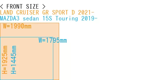 #LAND CRUISER GR SPORT D 2021- + MAZDA3 sedan 15S Touring 2019-